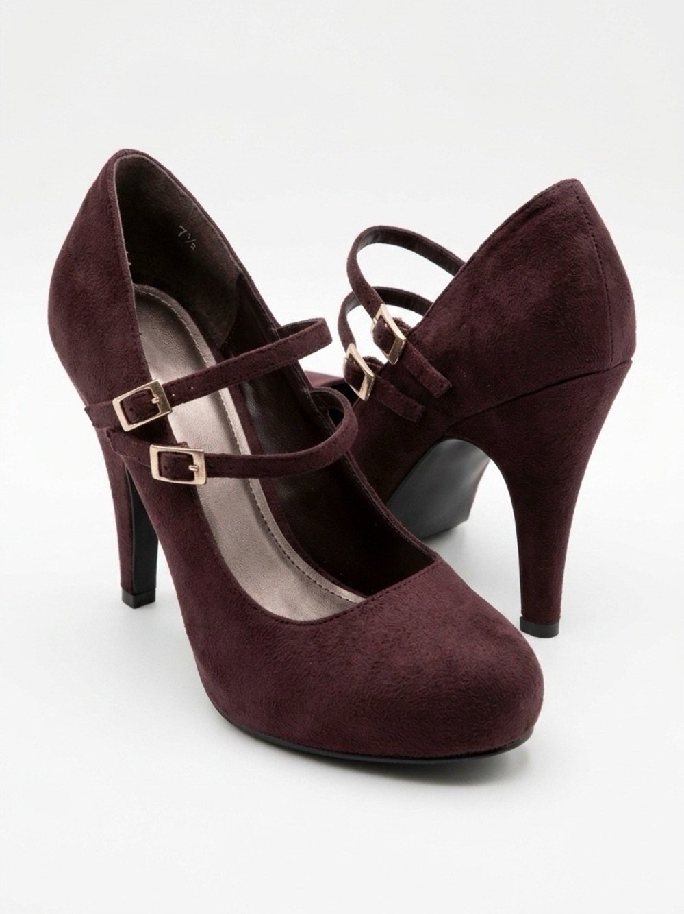 Brown Suede 4.5” Heels by Bamboo Size 7.5
